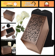 Cremation Urns for Human Ashes - Wooden Tree of Life Memorial Box for Adults  K