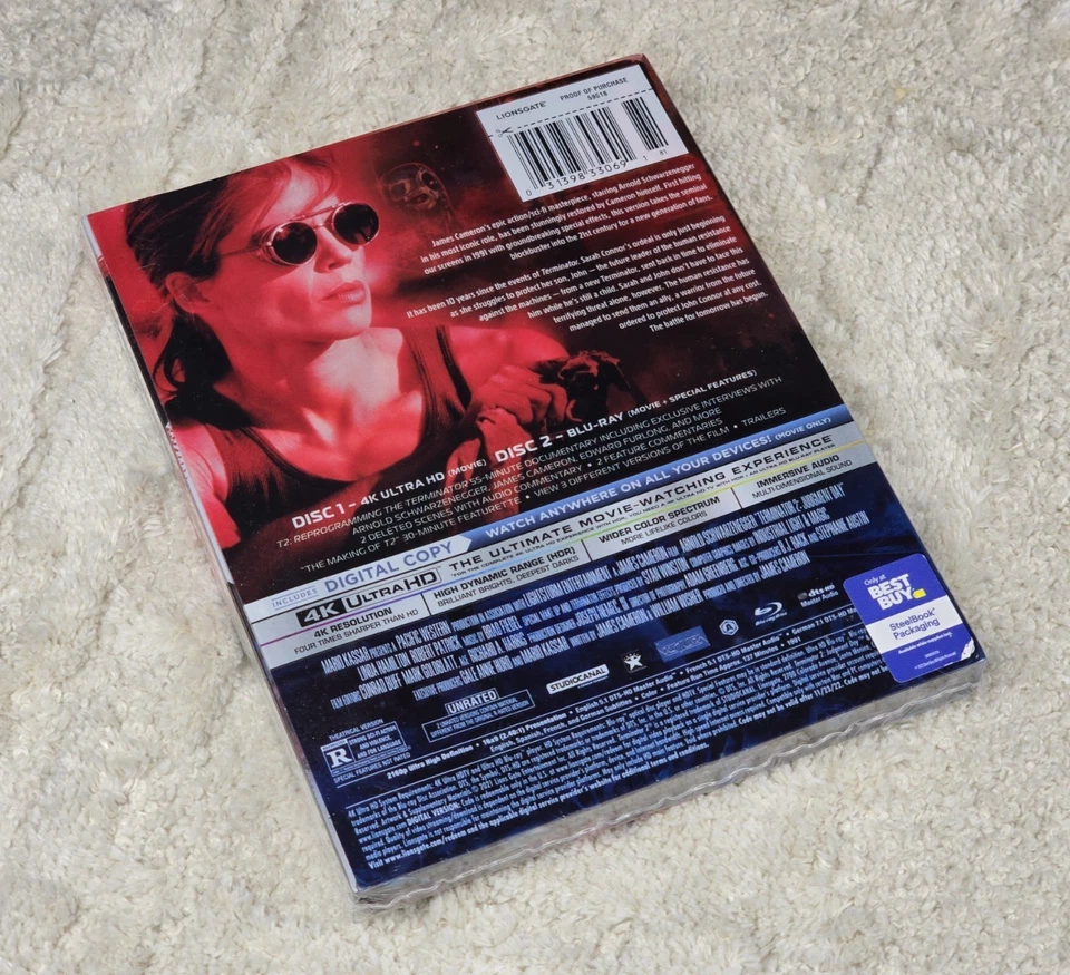 Terminator 2: Judgement Day Bestbuy 4K UHD Blu Ray Steelbook - Brand New Sealed - Image 2 of 4