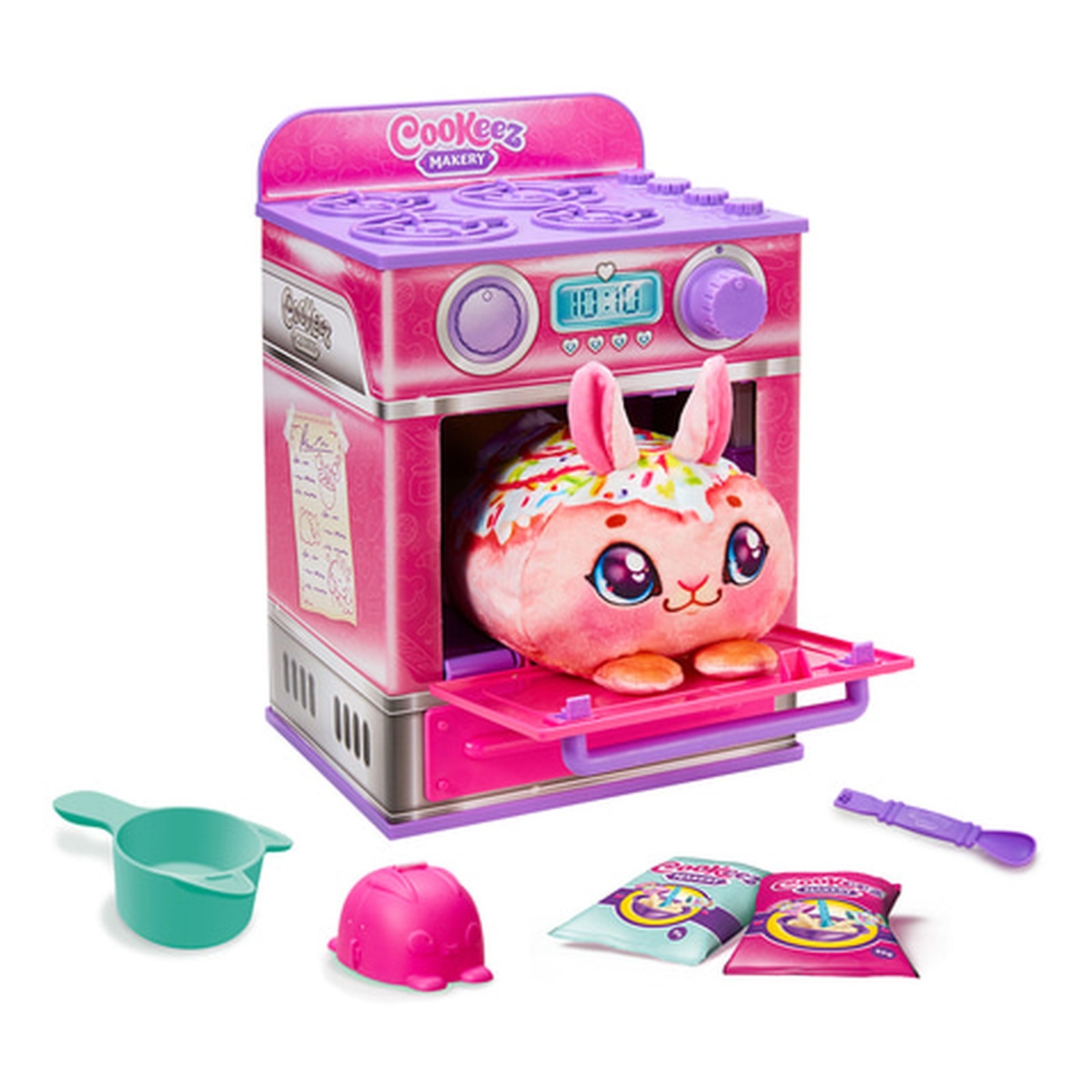 Cookeez Makery Oven Playset Pink Edition Scented Plush Surprise Toy Korea