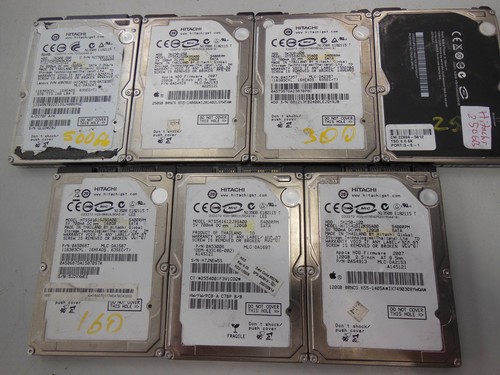 FESTPLATTE HITACHI TRAVELSTAR 7K500 500G-bis 120GB  SATA II HTS725050A9A364 2.5"