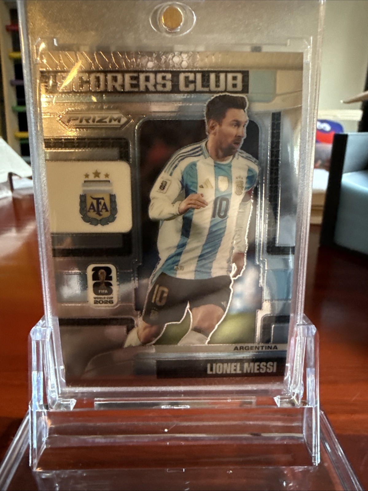 2026 Panini Prizm World Cup Lionel Messi Scorers Club #15 Argentina