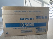 Genuine Sharp OEM F0-50ND Black Toner Cartridge Brand New Sealed Open Box