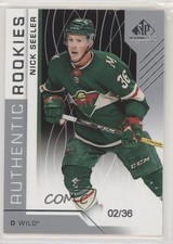 2018-19 Upper Deck SP Game Used Authentic Rookies 2/36 Nick Seeler #196 2r8