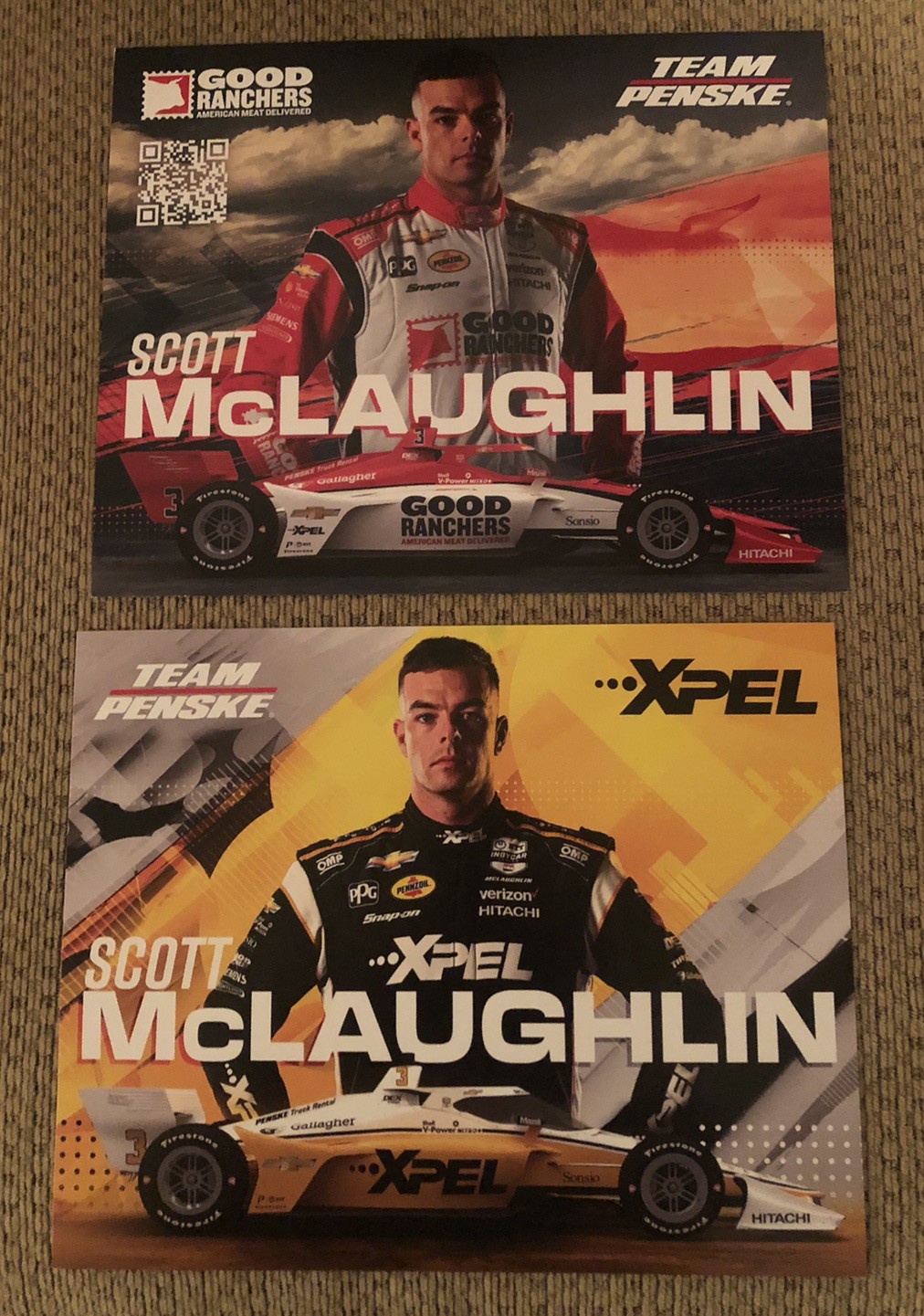Indy Driver Postcards (9)