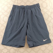 Nike Dri Fit Mens Standard Fit Athletic Shorts Navy Blue Size M