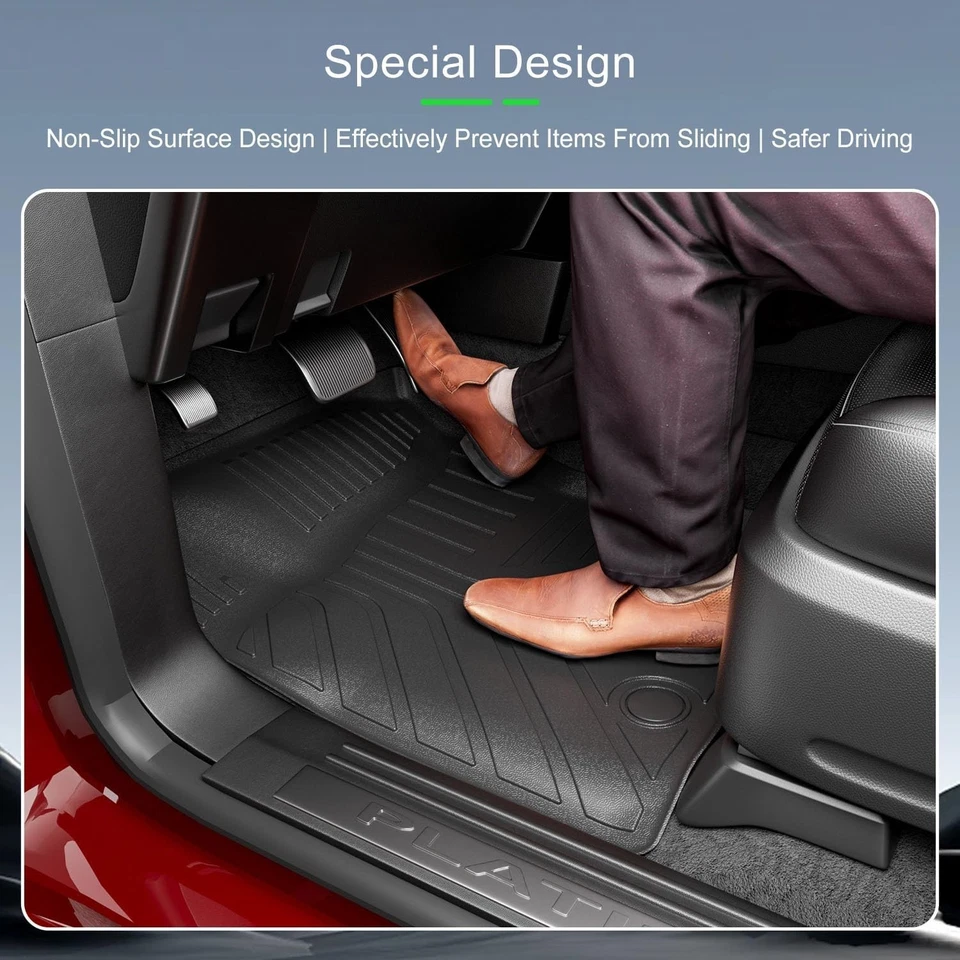 7-Seat Floor Mat Cargo Mat Trunk Liner For 2003-2017 Ford Expedition Navigator - Image 4 of 4