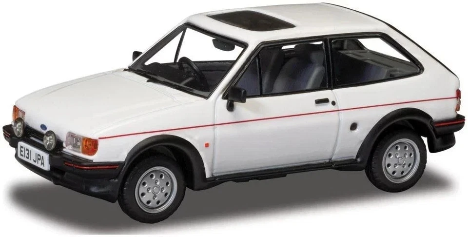 CORGI VANGUARDS 1/43 DIECAST 1988 FORD FIESTA MKII MK2 XR2 DIAMOND WHITE VA14403 - Image 3 of 4