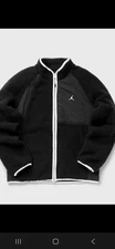 Air Jordan Essentials Full-Zip Winter Fleece Jacket Black DV1583-010 Men's 2XL