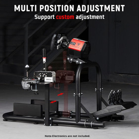 Dardoo Racing Simulator Cockpit Stand Round Tube Fits For Logitech Thrustmaster