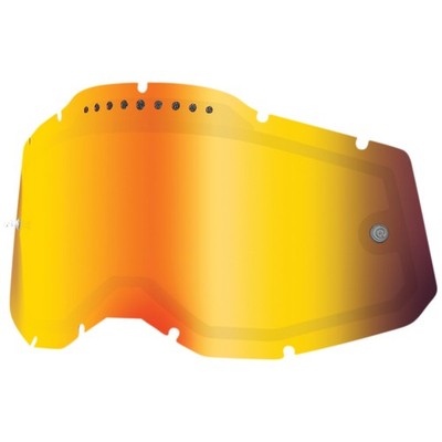 100% Ersatzglas Racecraft 2 /Accuri 2 /Strata 2 verspiegelt rot