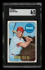 1969 Topps Set-Break #120 Pete Rose SGC 6 EX NM