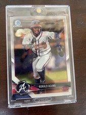 INVESTMENT ?Chrome Prospects RONALD ACUNA JR ROOKIE CARD. rookie card picture