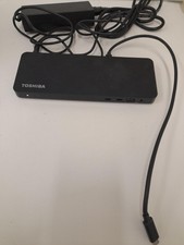 Toshiba Thunderbolt 3 Dock PA5281E-2PRP and PSU. HDMI, DisplayPort, VGA, Mini DP