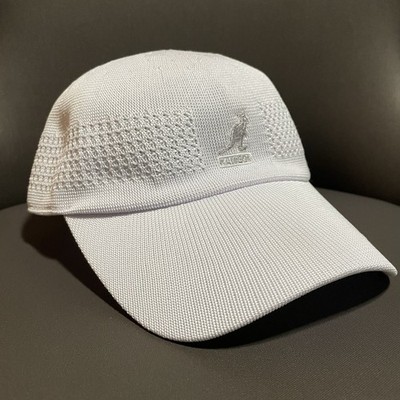 NWT Kangol White Tropic Ventair Spacecap Cap Fitted Summer Hat Men s Small