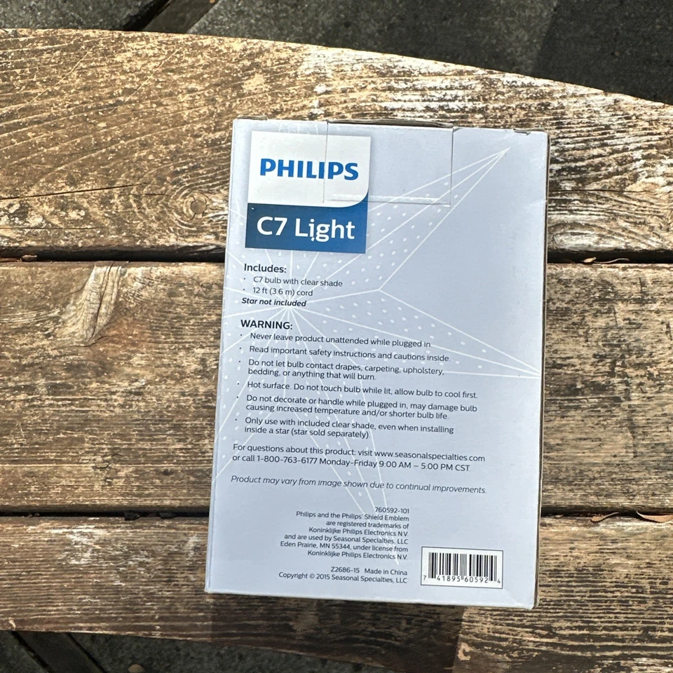 Phillips C7 Light. Indoor Use Only With 12ft Cord. New - Image 2 of 4