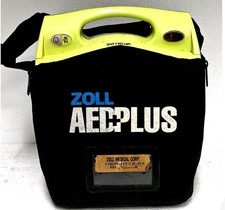 ZOLL AED PLUS DEFIBRILLATION W/ PADS & CARRY CASE (Free Shipping only In the US)