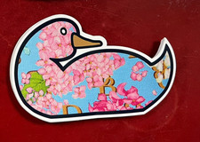 Dooney Bourke Duck Stickers New 2022 Blue Background Hydrangea