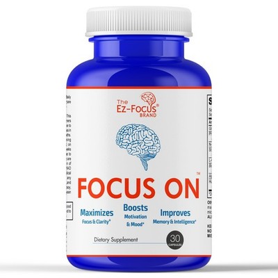 Adult Vitamin Brain Boost Nootropics for Focus Memory Clarity Sharp Mind 30Caps