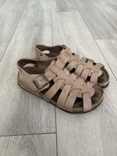 PAPILLIO by BIRKENSTOCK Fisherman Leather Sandals PHOENIX brown US36/5-5,5