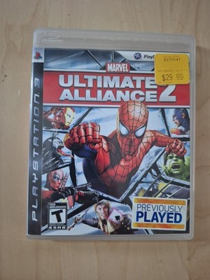 Marvel: Ultimate Alliance 2 (PlayStation 3, 2009) No Manual