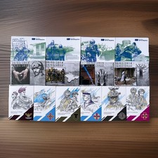 Ukrainian War Postcards Set &ndash; Russia Ukraine War Memorial Cards Collection Lot