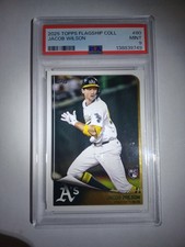 2025 Topps Flagship Coll. Jacob Wilson #2 Psa 9 Rc