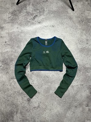 Adidas by Stella Mccartney Women s Top Long Sleeve Green Size S