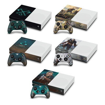ASSASSIN'S CREED VALHALLA KEY ART VINYL SKIN FOR ONE S CONSOLE AND CONTROLLER