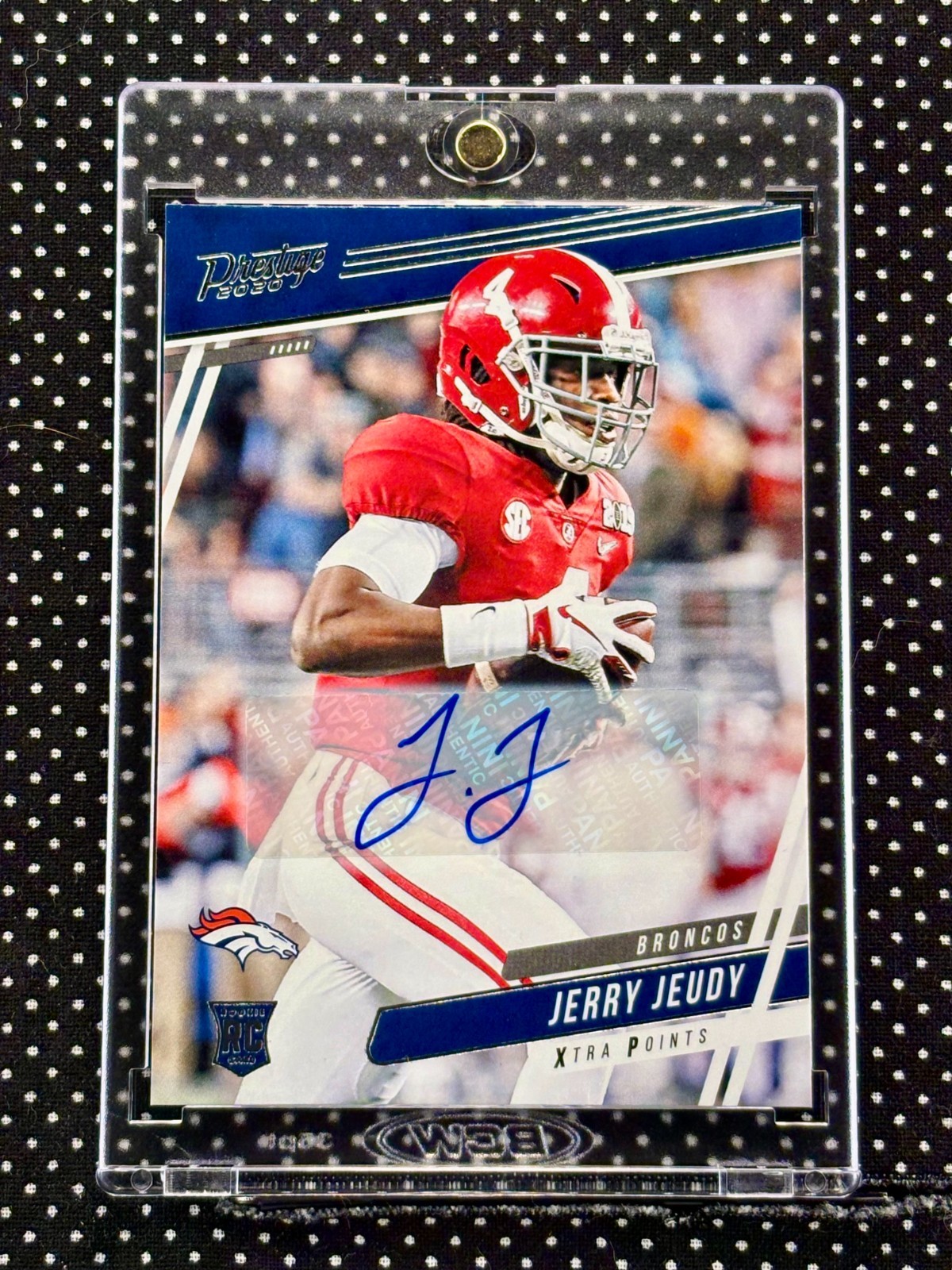 Jerry Jeudy Panini Prestige #257 Signature Xtra Points