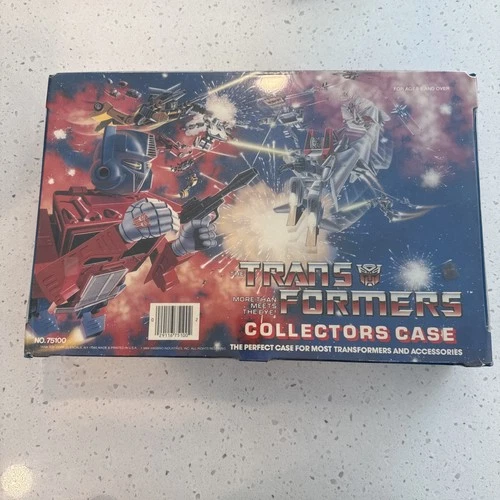 Vintage Transformers G1 Collectors Case W/Tray Hasbro Toy Corp 1984