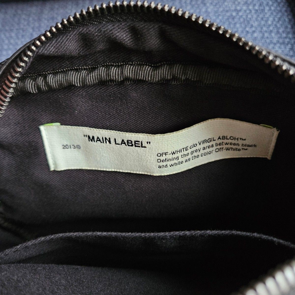 Men's Wear Off-White OFF WHITE Shoulder Bag Black Yellow thumbnail 4