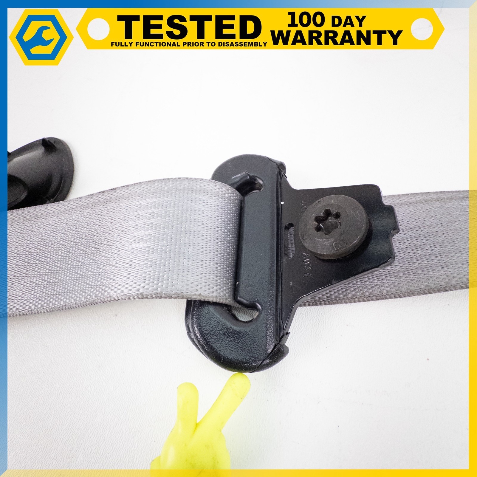 05-13 CHEVROLET CORVETTE C6 FRONT LEFT DRIVER SIDE SEAT BELT RETRACTOR OEM
