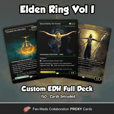 Elden Ring Queen Marika: Custom Commander Deck MTG EDH  - 140+ Cards & Tokens