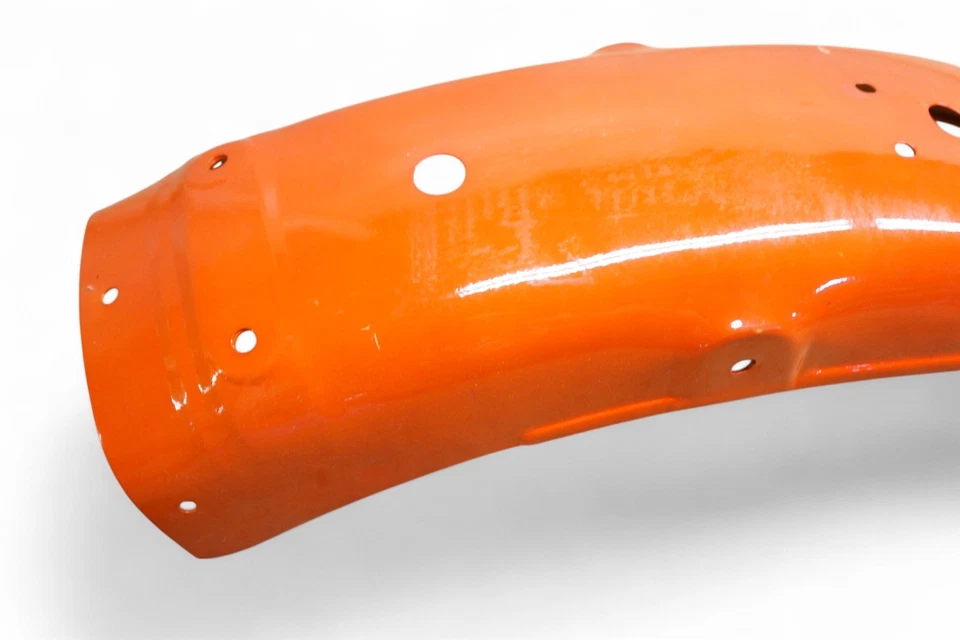 Guardabarros trasero naranja Suzuki TS250 TS400 1971-77 OEM 63113-30300-714 #16 *A2662 Foto 3 de 4
