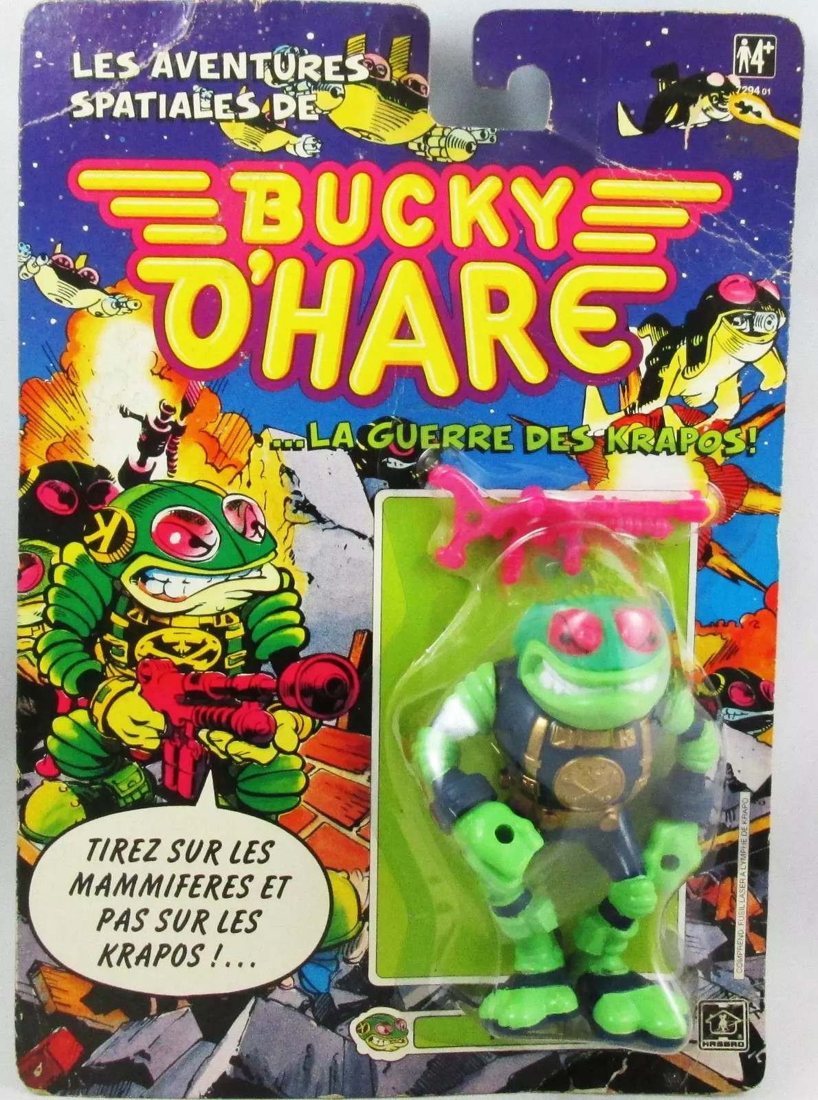 Action Figure Bucky O'Hare Hasbro Kraporal en Blister France d'Origine