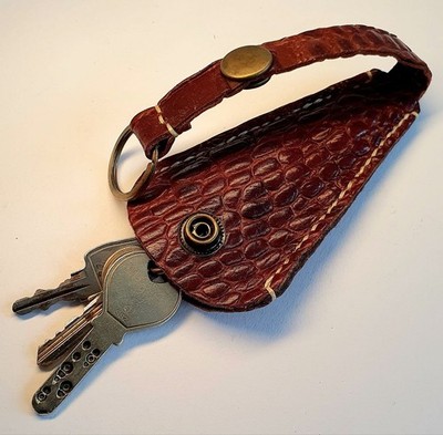 Handmade Echtes Leder Schlüsselanhänger  Handgefertigt in Deutschland.