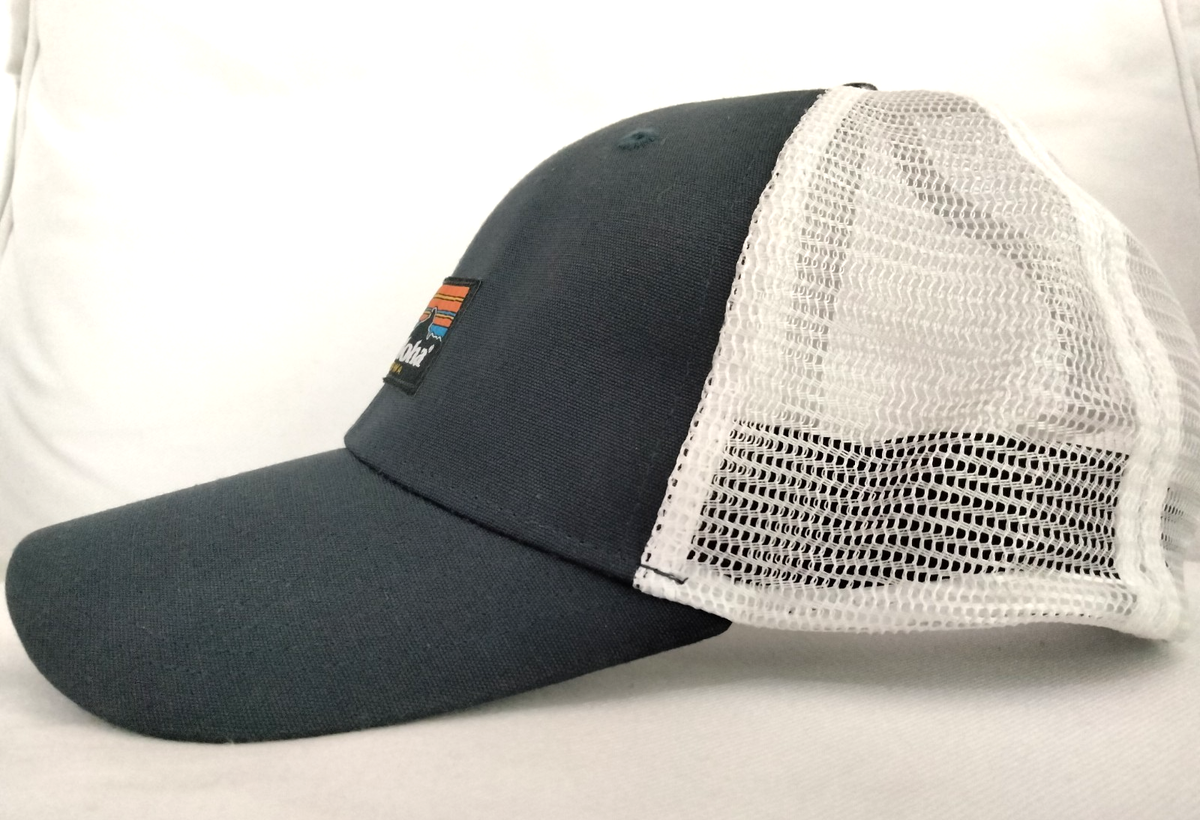 RARE Patagonia Pataloha Haleiwa Ltd Edition Trucker Hat Deep Blue