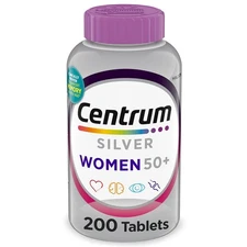 Centrum Silver Women's Multivitamin for Women 50 Plus, Multivitamin/Multimine...