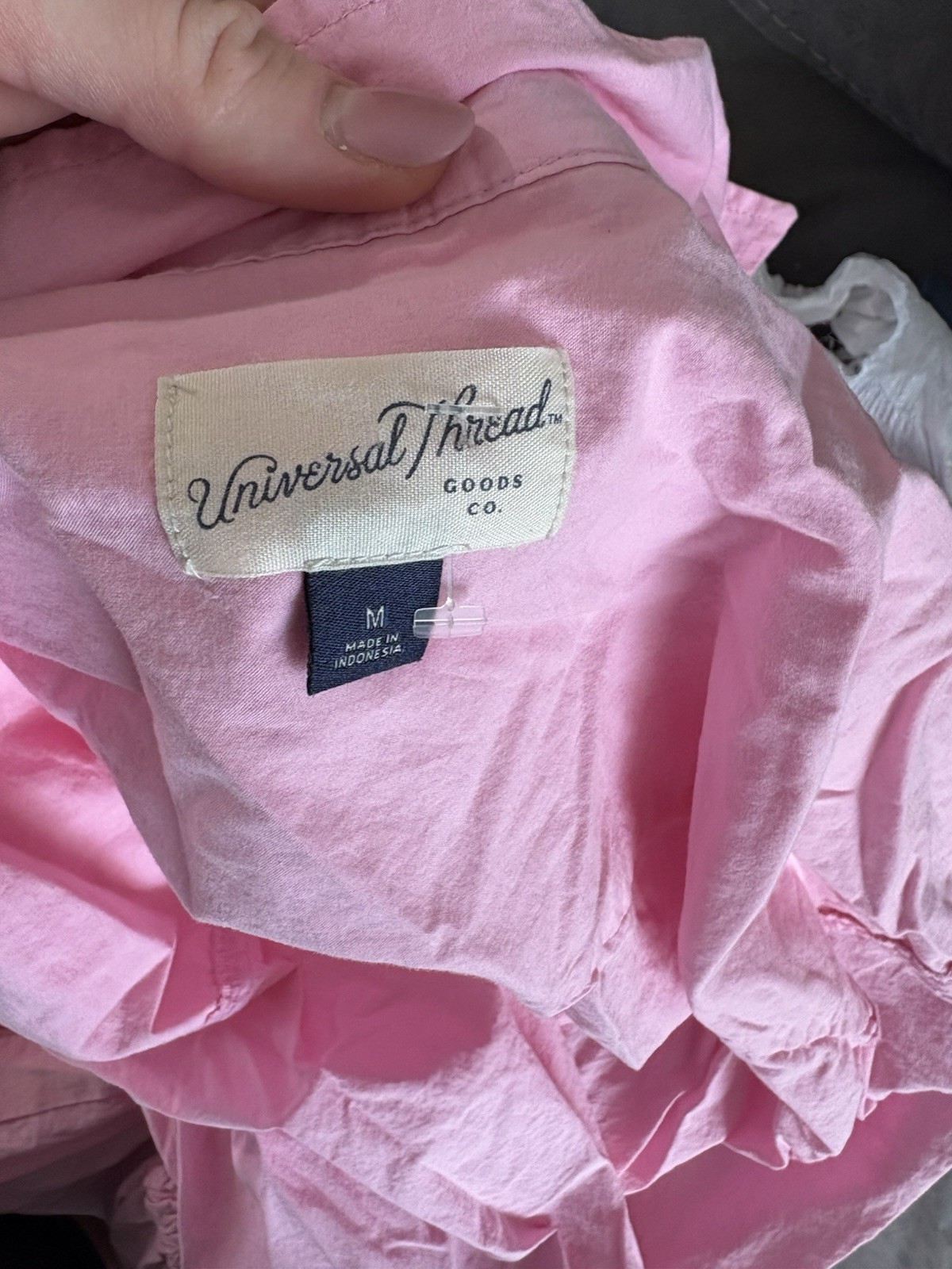 Universal Thread Women's Pink Button Midi Shirt D… - image 5