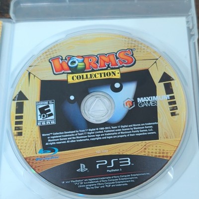 Maximum Games Worms Collection PS3 E10+ Compilation Manual Worms Series