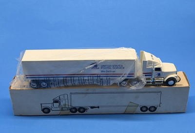 ERTL 1991 International Cab With Trailer United States Postal Service 1/64 USPS