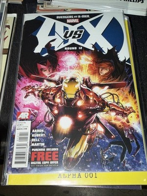 AVENGERS VS X-MEN AVSX ROUND #12 MARVEL COMIC BOOK 2012 iron man - NM