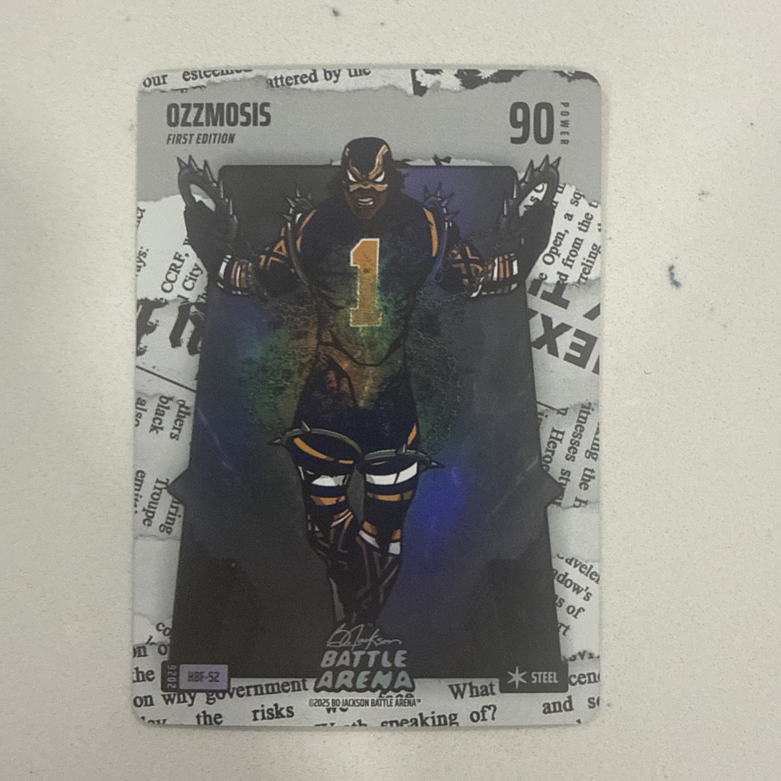 OZZMOSIS - Bo Jackson Battle Arena Steel Headliner Battlefoil #HBF-52