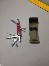 Vintage Victoria Victorinox Swiss Army Victoria Officier Suisse +Pat, 9 Tool