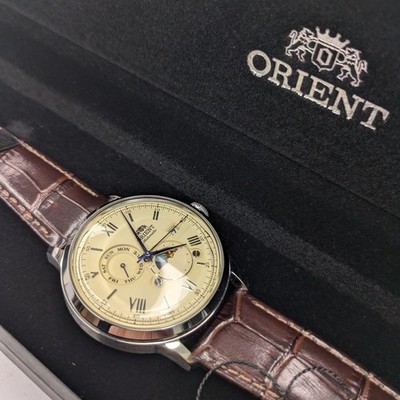 Used Orient Bambino RN AK0803Y Sun Moon
