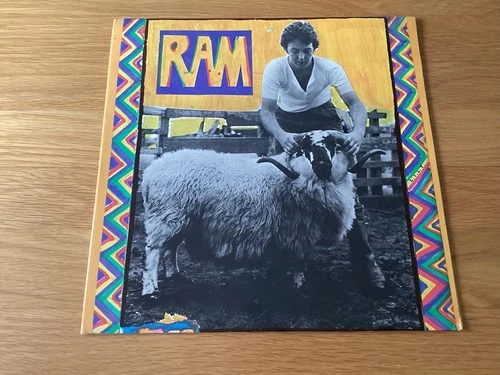 PAUL McCARTNEY 'RAM' -1/-1 (Ex The Beatles) UK 1971 OG VINYL LP APPLE PAS 10003