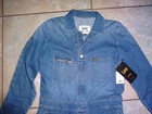NWT Lee Union Alls Jumpsuit Women's Coveralls Super Bleach Denim One Piece- Sz M — photo 5