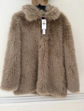 Sanctuary Carmen Faux Fur Coat Collar Lined S...