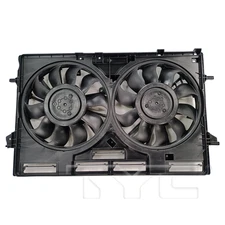 Radiator & Condenser Cooling Fan Assembly for 21-25 Nissan Rogue 1.5L Turbo