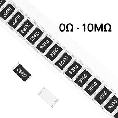 2512 SMD/SMT-Widerstände 1W Chip-Widerstand ± 5% - Bereich von (0Ω - 10MΩ)